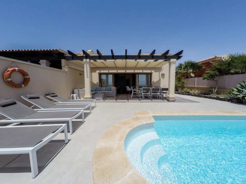 Luxurious Villa With Amazing Sea View And Pool Caleta De Fuste Buitenkant foto