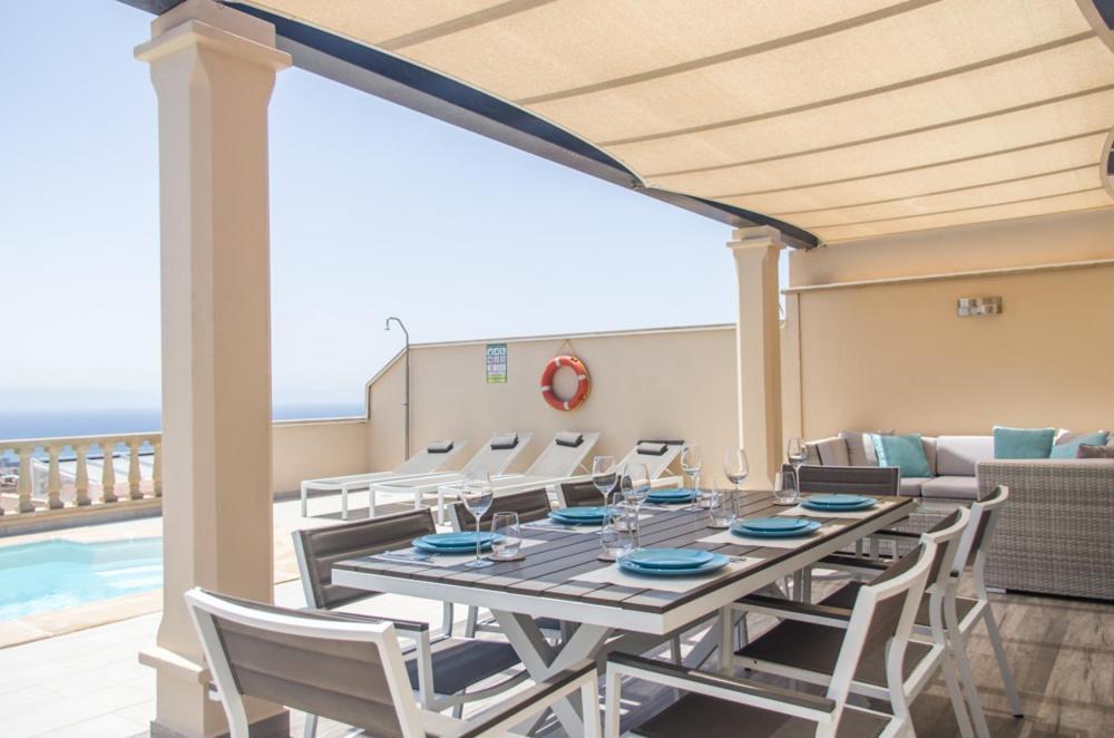 Luxurious Villa With Amazing Sea View And Pool Caleta De Fuste Buitenkant foto