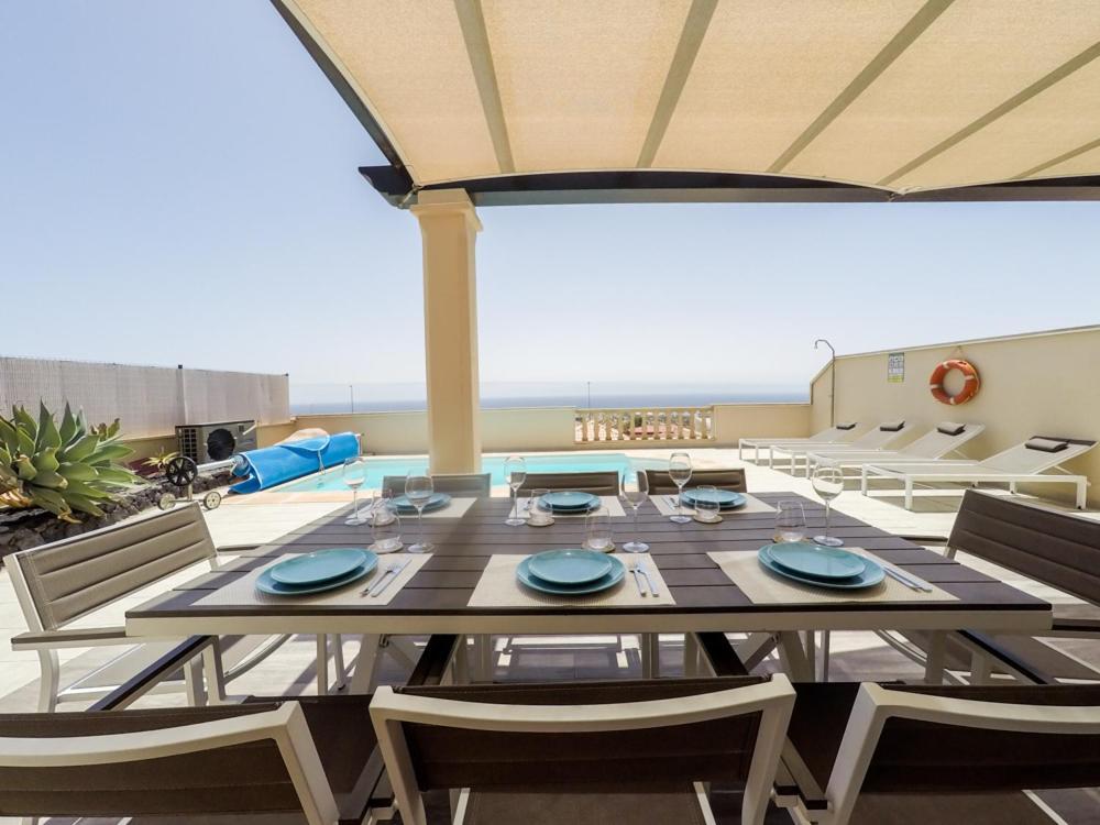 Luxurious Villa With Amazing Sea View And Pool Caleta De Fuste Buitenkant foto