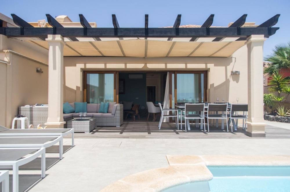Luxurious Villa With Amazing Sea View And Pool Caleta De Fuste Buitenkant foto